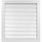 Ekena Millwork Vertical Surface Mount PVC Gable Vent: Functional, w/ 2"W x 2"P Brickmould Sill Frame, 26"W x 28"H GVPVE26X2803SF - alternate 1